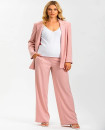 Made in Italy FREDDIE Soft Pink Straight Leg Maternity Pants